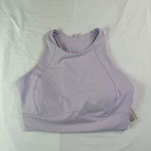 Calia Sports Bra Size XL Lavender Women's PowerMove High Neck Wire Free NEW